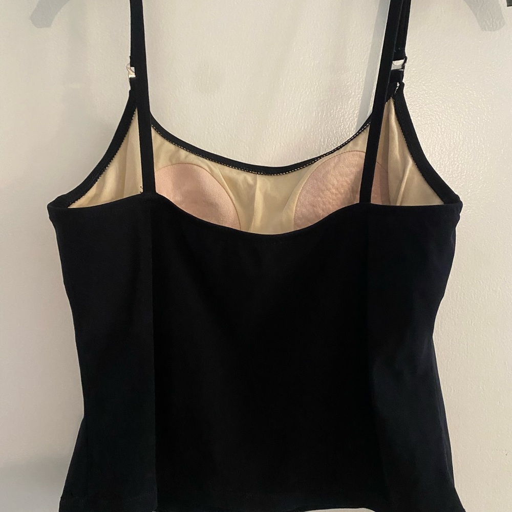 Athena Black Swim Tankini top - Picture 2 of 6